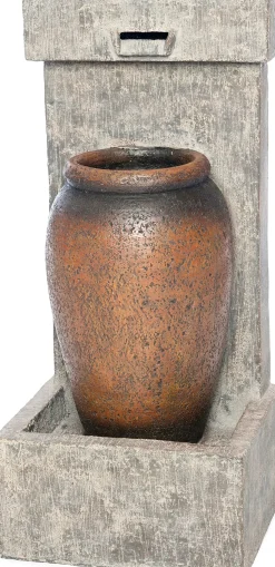 Intratuin Wasserspiel Clarington mit LED Beleuchtung 30 x 26 x 66 cm