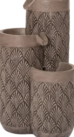 Intratuin Wasserspiel Salo grau 40 x 40 x 66 cm