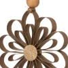 Intratuin Weihnachtsbaumanhänger Blume D 10 cm gold