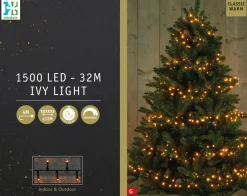 Intratuin Weihnachtsbaum-Lichterkette Ivy 32 m mit 1500 LEDs klassisch warm