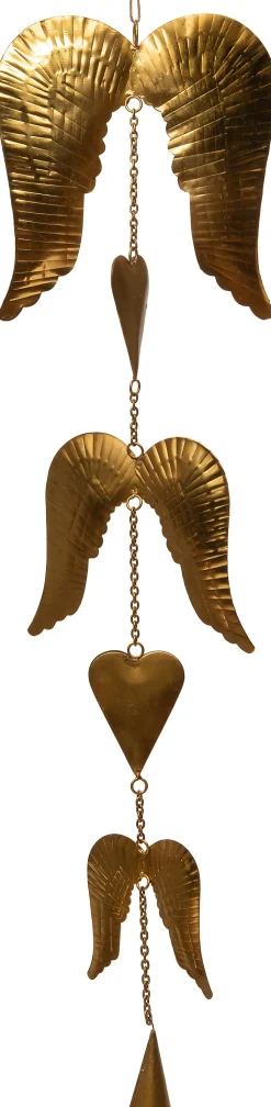 Intratuin Weihnachtsbaumschmuck Flügel Caro gold 16,5 x 66 cm