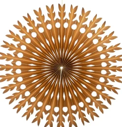 Intratuin Weihnachtsbaumschmuck Papier Fächer gold D 36,5 cm
