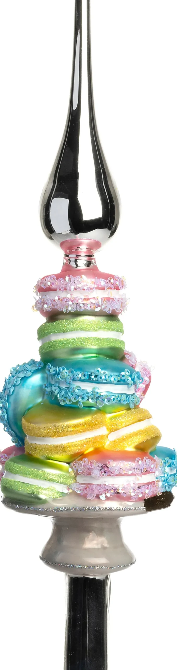 Intratuin Weihnachtsbaumspitze Macaron 8,2 x 8 x 29,5 cm