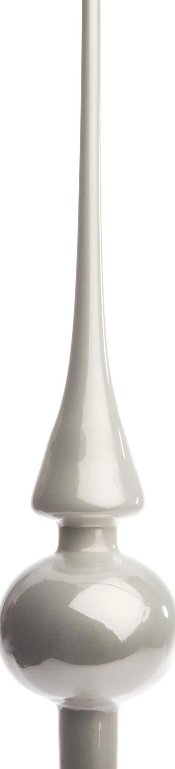 Intratuin Weihnachtsbaumspitze weiß D 6 H 26 cm