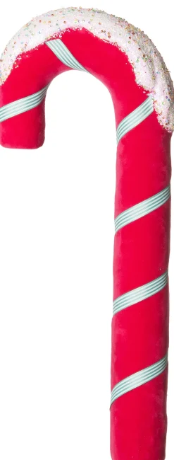 Intratuin Weihnachtsbaumschmuck Candyline Zuckerstange rosa / blau 23 x 9 x 58 cm