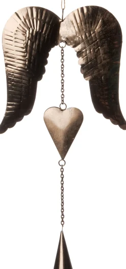 Intratuin Weihnachtsbaumschmuck Flügel Caro schwarz 16,5 x 32 cm