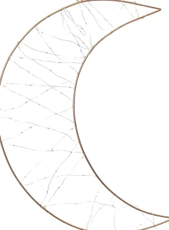 Intratuin Weihnachtsbeleuchtung Mond mit LED D 30 H 32 cm