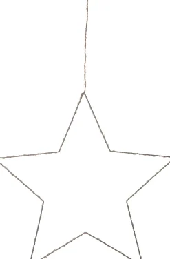 Intratuin Weihnachtsbeleuchtung Stern mit 55 LEDs warmweiß D 30 cm