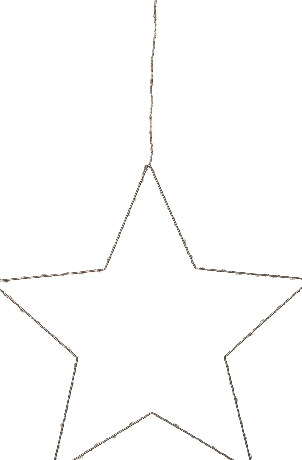 Intratuin Weihnachtsbeleuchtung Stern mit 55 LEDs warmweiß D 30 cm