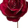 Intratuin Weihnachtsblume Rose bordeaux D 20 H 11 cm