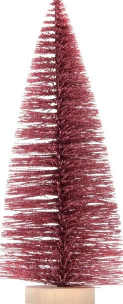 Intratuin Weihnachtsdeko Baum 8 x 8 x 23 cm rot