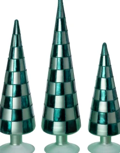 Intratuin Weihnachtsdeko Baum Cross grün D 9 H 35 cm