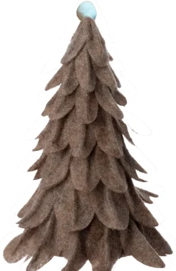 Intratuin Weihnachtsdeko Baum Mae braun D 17 H 22 cm