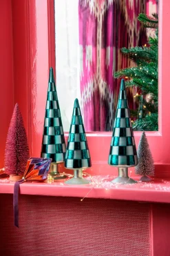 Intratuin Weihnachtsdeko Baum Cross grün D 8 H 25 cm