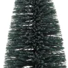 Intratuin Weihnachtsdeko Baum 11 x 11 x 31 cm dunkelgrün