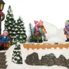Intratuin Weihnachtsdorf Miniatur-Eishockey 18 x 12,5 x 13 cm