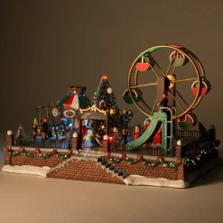 Intratuin Weihnachtsdorf Vergnügungspark 35 x 25 x 21 cm