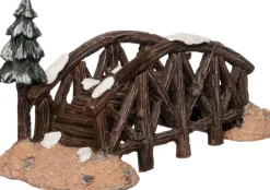 Intratuin Weihnachtsdorf Miniatur-Brücke 14 x 7 x 8 cm