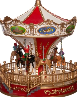 Intratuin Weihnachtsdorf Karussell D 22 H 24,5 cm