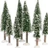 Intratuin Weihnachtsdorf Deko-Tannenbäume mit Schnee 8 St.