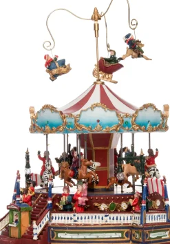 Intratuin Weihnachtsdorf Karussell 31 x 27 x 32 cm