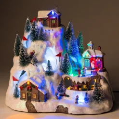 Intratuin Weihnachtsdorf Skipiste 31 x 20,5 x 27,5 cm