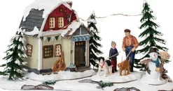 Intratuin Weihnachtsdorf Bauernhof 27 x 14 x 12,5 cm