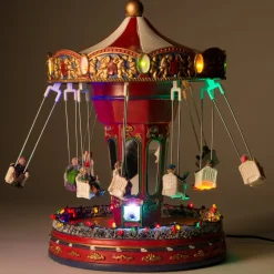 Intratuin Weihnachtsdorf Karussell 21 x 21 x 28 cm