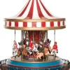 Intratuin Weihnachtsdorf Karussell 22,5 x 22,5 x 26,5 cm