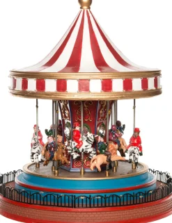 Intratuin Weihnachtsdorf Karussell 22,5 x 22,5 x 26,5 cm