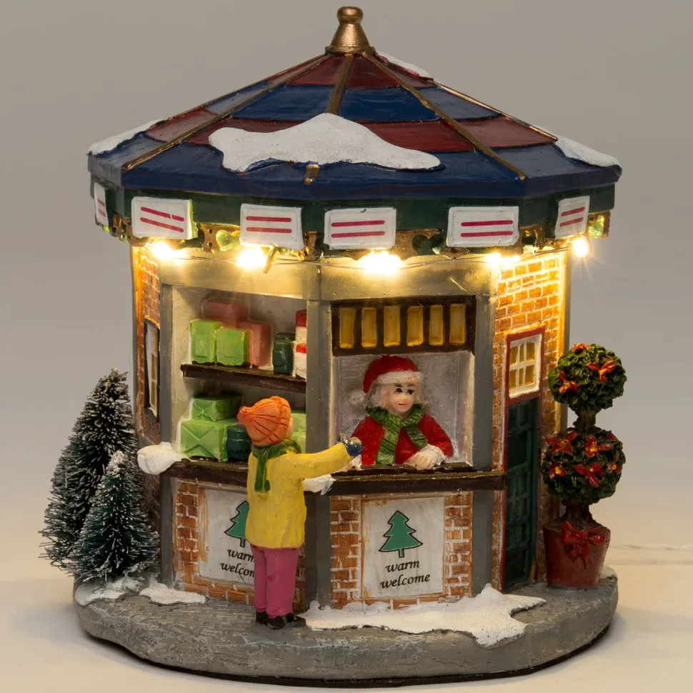 Intratuin Weihnachtshäuschen Kiosk 11 x 11 x 12 cm