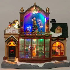 Intratuin Weihnachtshäuschen Spielzeugladen 30,5 x 19 x 28,5 cm