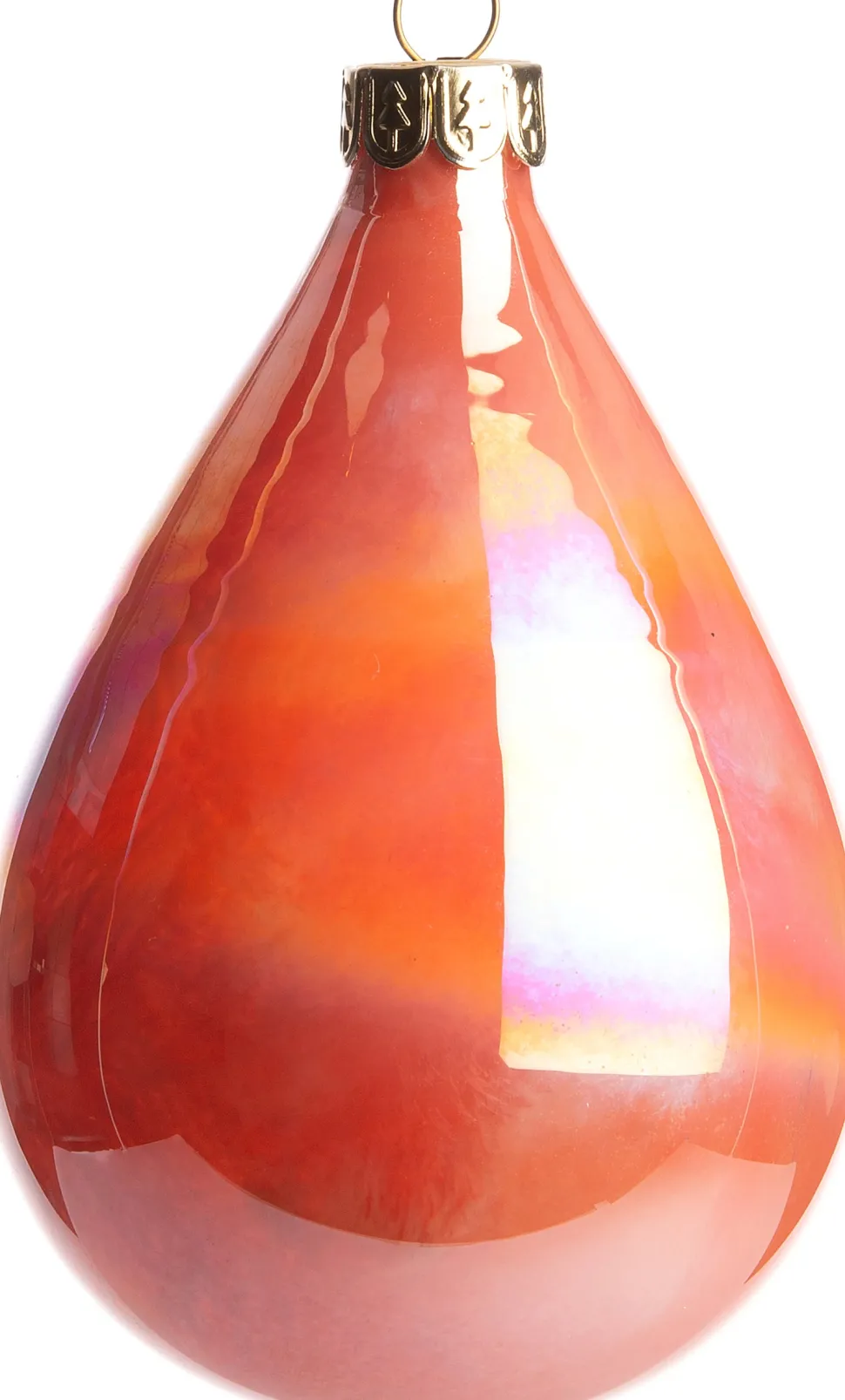 Intratuin Weihnachtskugel druppel Avene gold D 7 cm