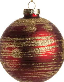 Intratuin Weihnachtskugel Callie D 8 cm bordeaux
