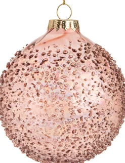 Intratuin Weihnachtskugel Audry rosa D 8 H 8 cm