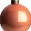 Intratuin Weihnachtskugel Belfort orange glänzend D 8 cm