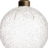 Intratuin Weihnachtskugel Bristol Sprenkel transparent D 8 cm