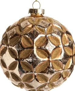 Intratuin Weihnachtskugel Jaci gold D 10 H 10 cm