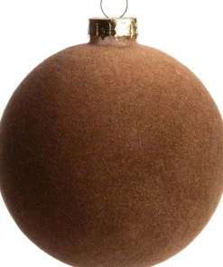 Intratuin Weihnachtskugeln Bernaville braun D 8 cm