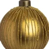 Intratuin Weihnachtskugel Endy gold Linien D 8 cm