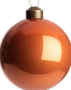 Intratuin Weihnachtskugel Colmar orange glänzend D 8 cm
