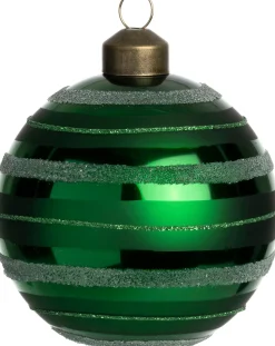 Intratuin Weihnachtskugel Crowley grün D 8 cm