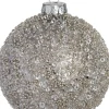 Intratuin Weihnachtskugel Bunclody silber D 8 cm