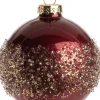 Intratuin Weihnachtskugel Delora D 8 cm bordeaux
