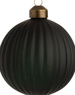 Intratuin Weihnachtskugel Fowey schwarz D 8 cm