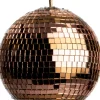 Intratuin Weihnachtskugel Disco gold / kupfer D 10 cm