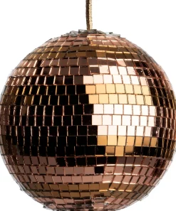 Intratuin Weihnachtskugel Disco gold / kupfer D 10 cm