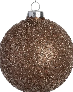 Intratuin Weihnachtskugel Bunclody taupe D 8 cm