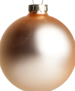 Intratuin Weihnachtskugeln gold matt und glänzend D 8 cm 6 St.