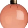 Intratuin Weihnachtskugel Colmar braun transparent D 8 cm
